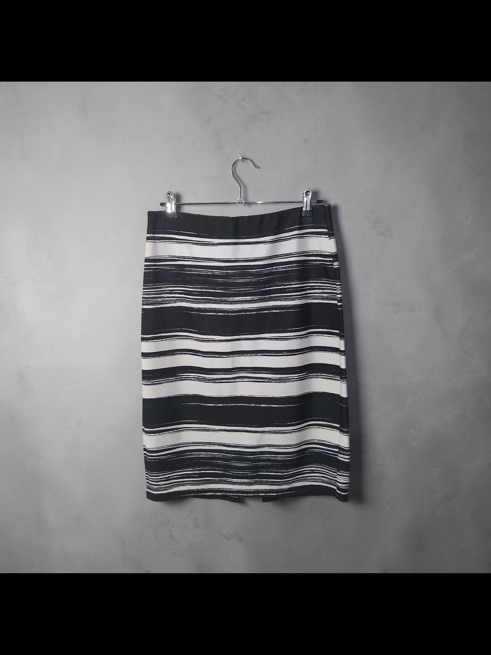 NYCC Striped Black and White Pencil Skirt